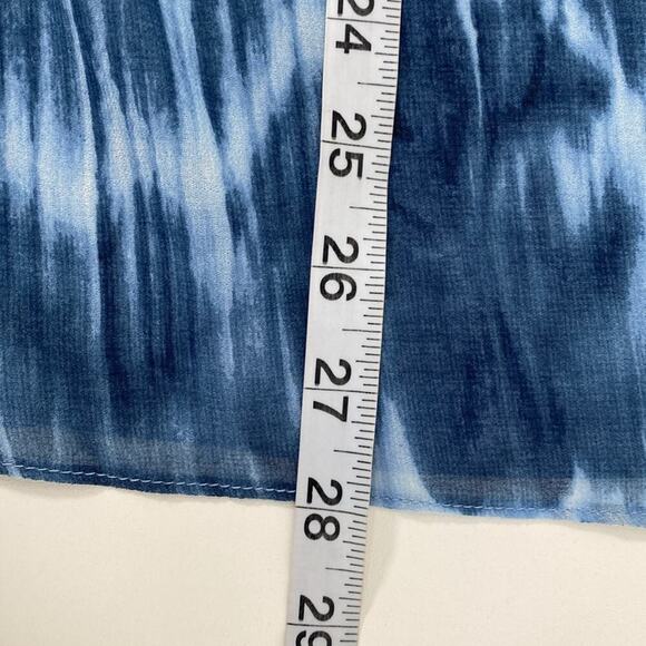 Calvin Klein Tie Dye Blouse Women's 3X Blue - Picture 12 of 14
